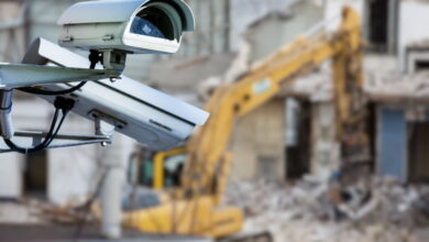 security cameras for construction sites